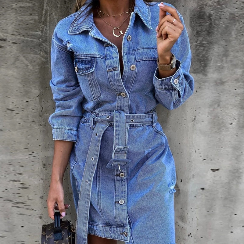 ANNA | DENIM JURK